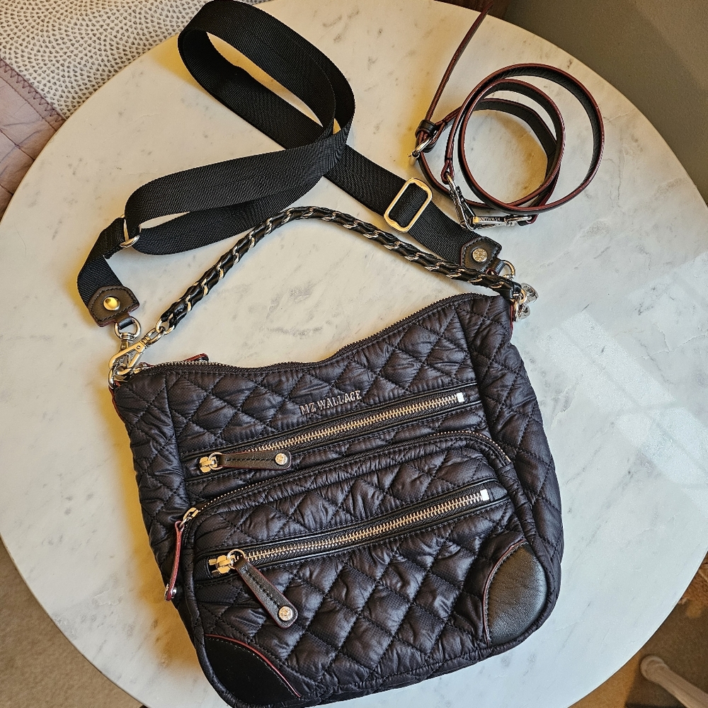 Black Small Crosby Hobo